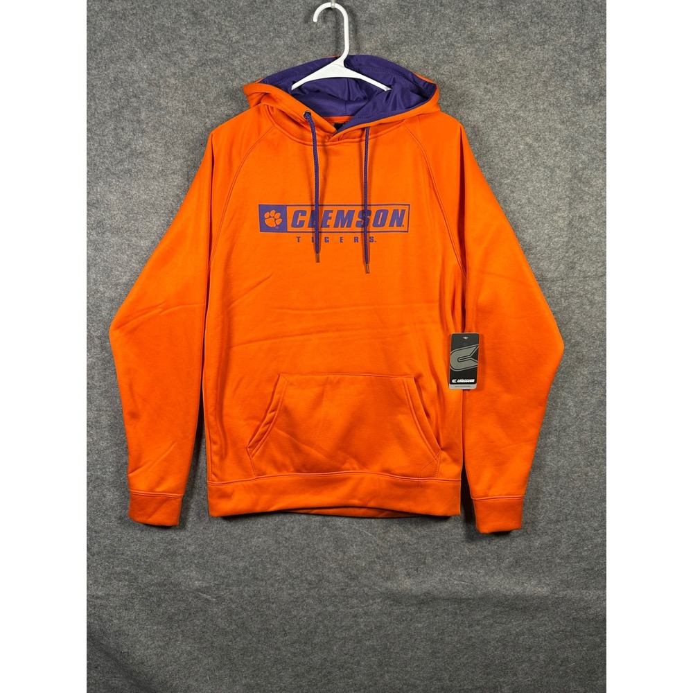 Clemson Tigers Colosseum NCAA Mens Orange Purple‎ Hoodie Sweatshirt